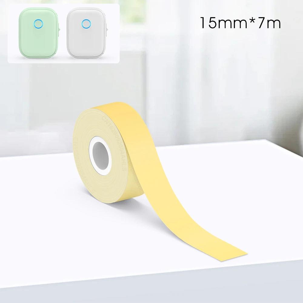 Portable Mini Printer Marklife P12 Thermal Printer Adhesive Sticker Labeling Machine P12 Label Maker or 1PK Continues Label Tape