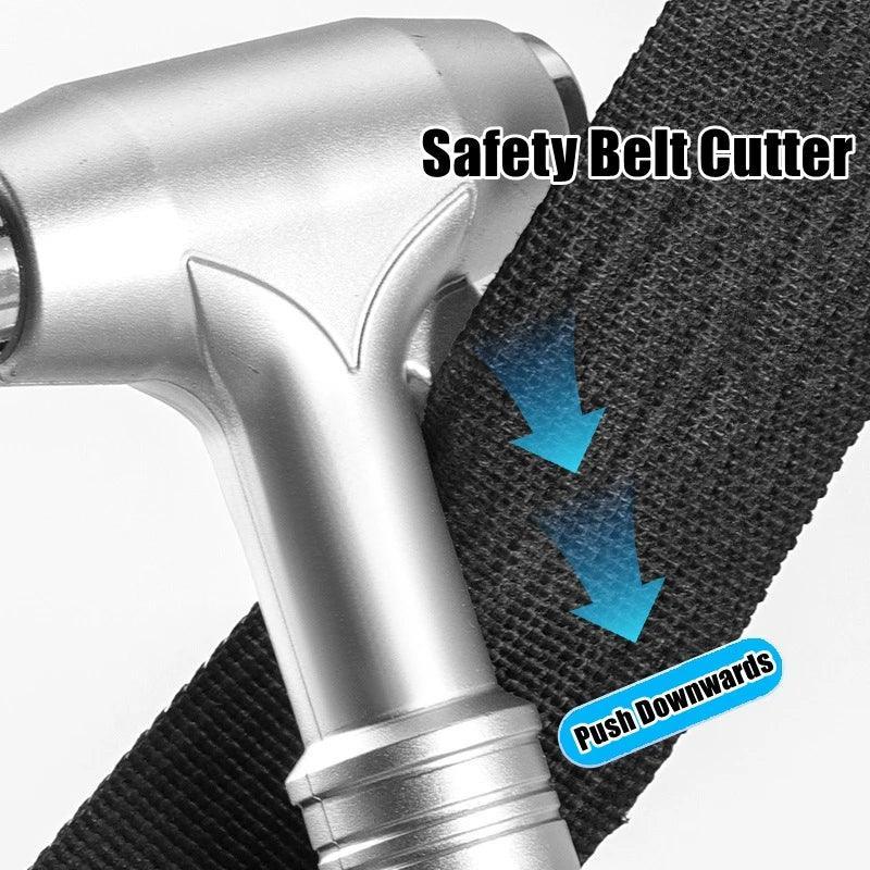 Car Safety Hammer Car Window Breaker Emergency Hammer Seat Belt Cutter Suitable for Car Rescue Escape Rescue Safety Hammer - Urbizia