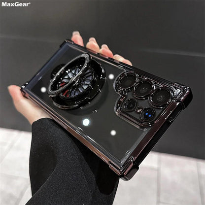 Magnetic Airbag Clear Case for Samsung Galaxy S25 Ultra