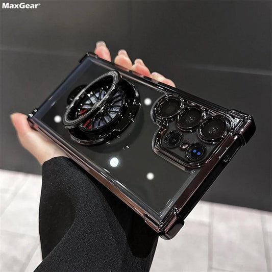 Magnetic Airbag Clear Case for Samsung Galaxy S25 Ultra