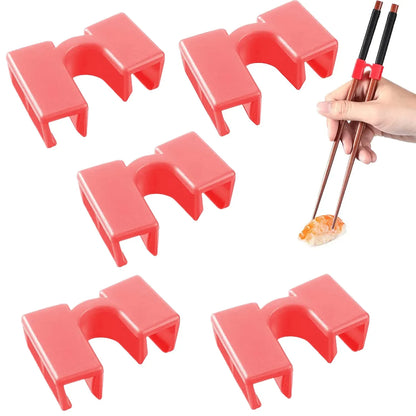 5PCS Reusable Chopsticks Trainer Helper Set