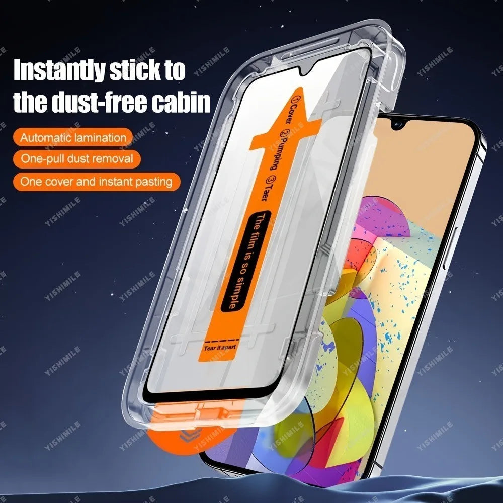 3Pcs Ultra HD Screen Protector for Samsung Galaxy S26 S25 S24 Ultra S23 S22 S21 Plus S25 S24 S23 FE One Click Installation Glass