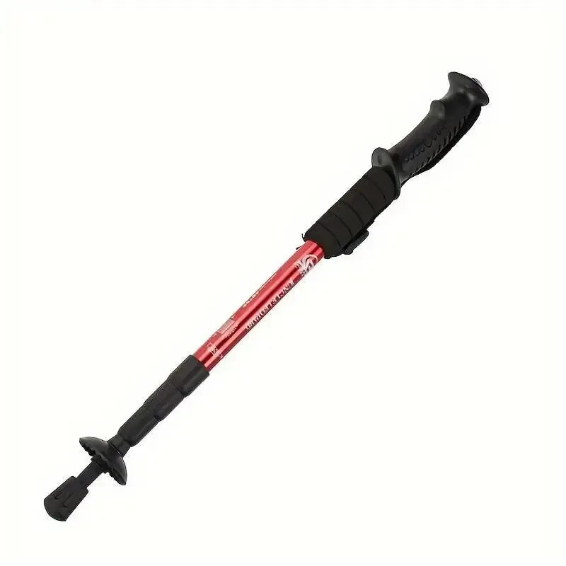 Ultralight Foldable Trekking Poles Shock Absorption Hiking Walking Sticks - Urbizia