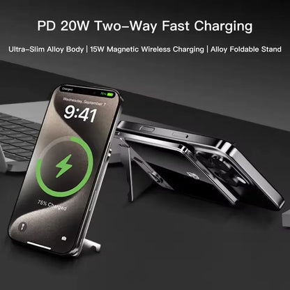 Ultra-thin Magnetic Power Bank Wireless Fast Charging Portable Battery for Apple Watch iPhone Samsung for Magsafe Powerbank