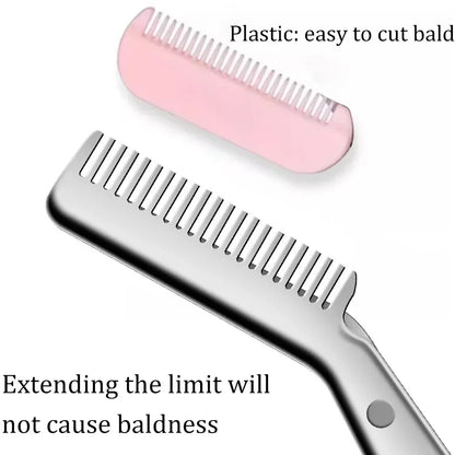 Stainless Steel Eyebrow Trimmer Scissors - Urbizia