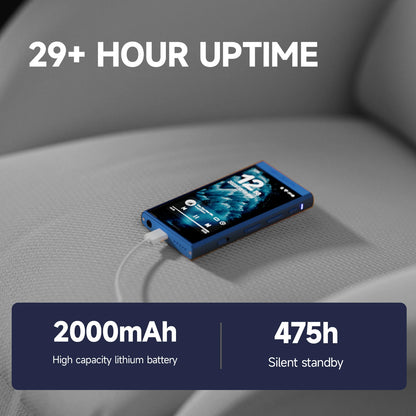 HiBy Digital M300 Android13 Music Player HiFi Bluetooth WiFi 32GB DSD256 PCM768 Web Radio Dual Mic Loudspeaker 29hr 3.5mm Output
