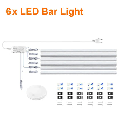 Motion Touch Sensor LED Cabinet Light Bar (Wireless Under Cabinet Lamp)