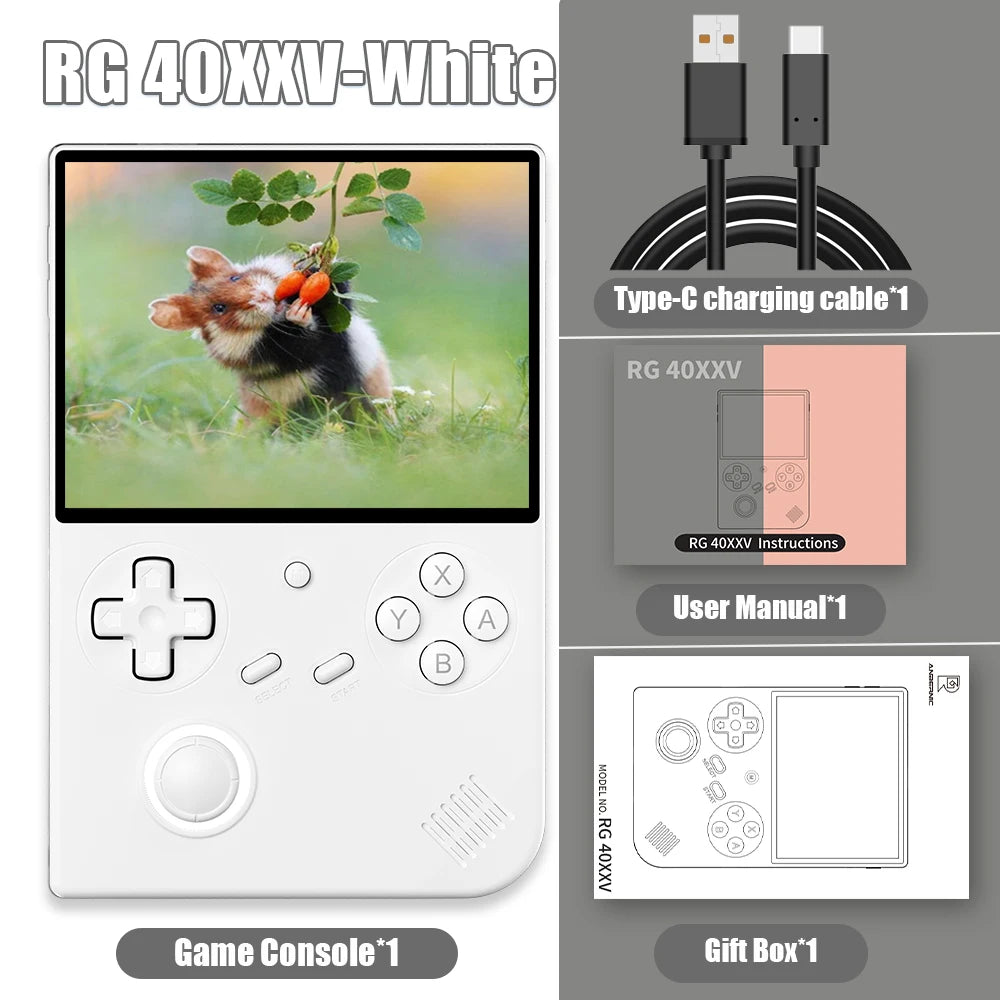 Anbernic RG35XXPRO RG40XXV Retro Portable Gaming Console 64-bit Linux Handheld Game Player Support 5G WiFi Bluetooth HD TV Output Built In 64G Plug And Play