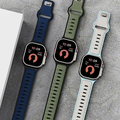 For Iwatch Series 11 10 9 8 7 6 5 4 SE3 Ultra 1 2 Silicone Strap Sports Band for Apple Watch 49mm 46mm 45mm 44mm 42mm 41mm 40mm