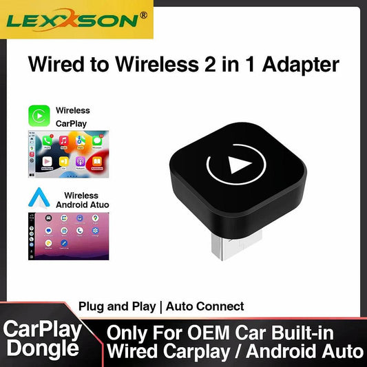 2-in-1 Wireless CarPlay Adapter Dongle