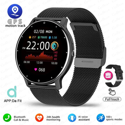 New Smart Watch Men Sports Fitness Watch Heart Rate Full Touch Screen Bluetooth Call 2025 New Ultra Light Smartwatch - Urbizia