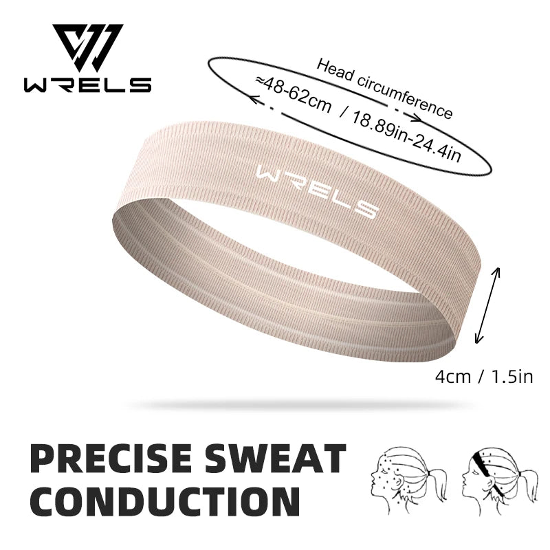 Sports Headband Anti Slip Yoga Hair Band Quick Dry Running Sweatband Workout Headbands for Women Men