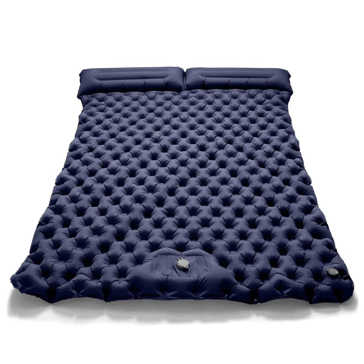 Outdoor Camping Double Inflatable Mattress Extra Wide Sleeping Pad Ultralight Folding Bed Sleeping Mat Car Travel Mat - Urbizia