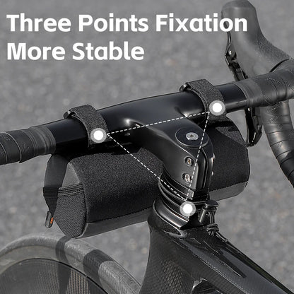 WEST BIKING Bike Handlebar Bag Portable Reflective Shoulder Bag For Cycling MTB Road Bike Scooter Front Tool Bags Elastic Band