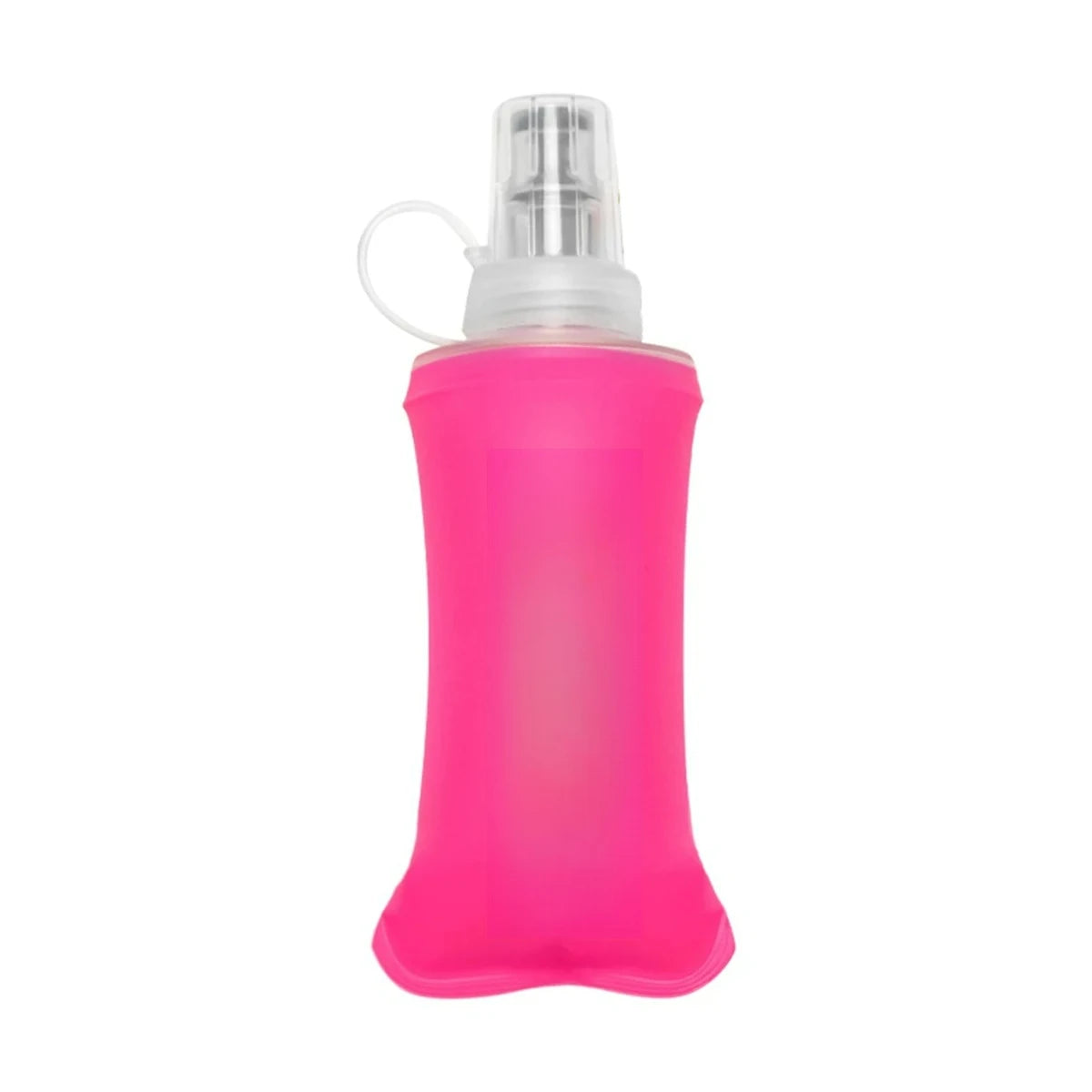 Foldable Silicone Water Bottle with Bite Valve, 150ml/250ml/500ml Lightweight Travel Bottle, No Leakage for Hiking Running Campi