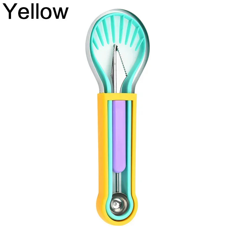 3-in-1 Avocado Slicer & Fruit Cutter Tool