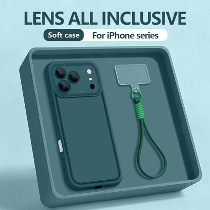 Wrist Strap Lanyard TPU Case for iPhone Series