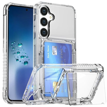 Wallet Case For Samsung S26 Ultra/S26 Plus /S26 /S26+ Clear Case with Credit Card Holder ID Card Slots Design Shockproof Cover