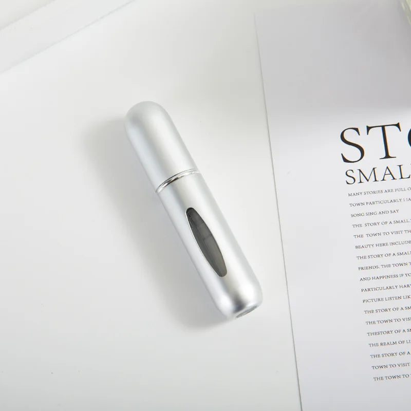 1/3/5/10pcs travel Leak portable mini perfume bottle with Bottom Fill Function aluminum refillable 5ml spray bottle