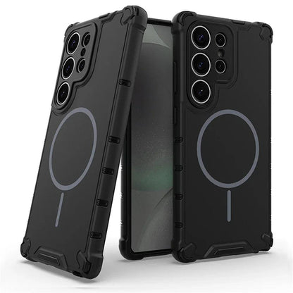 Anti-Slip Magnetic Bumper Armor Case for Samsung Galaxy Series