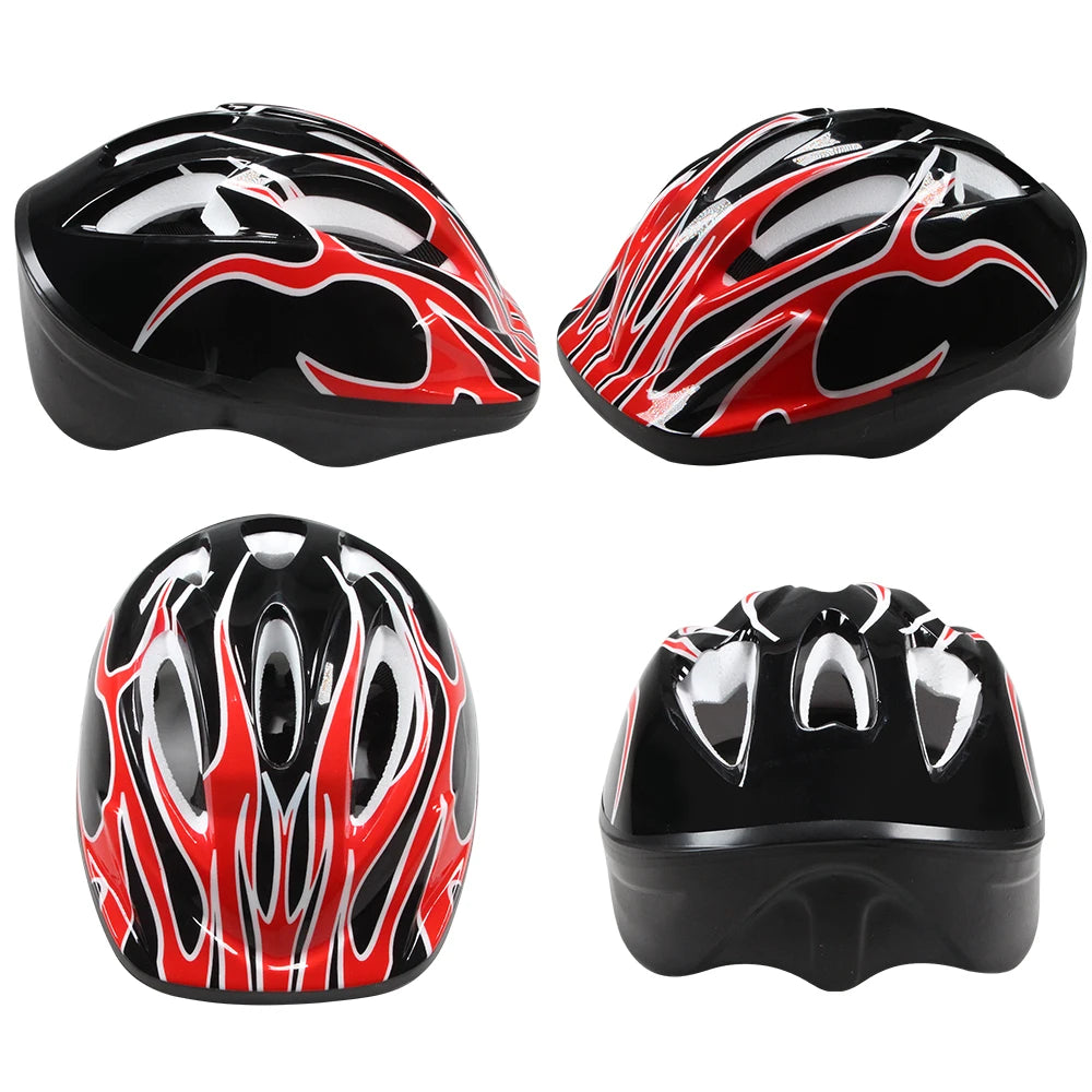 6PCS Knee & Elbow Pads Set with Wrist Guards - Multi-Sport Protective Gear for Kids/Adults - Cycling, Skating, Riding Safety