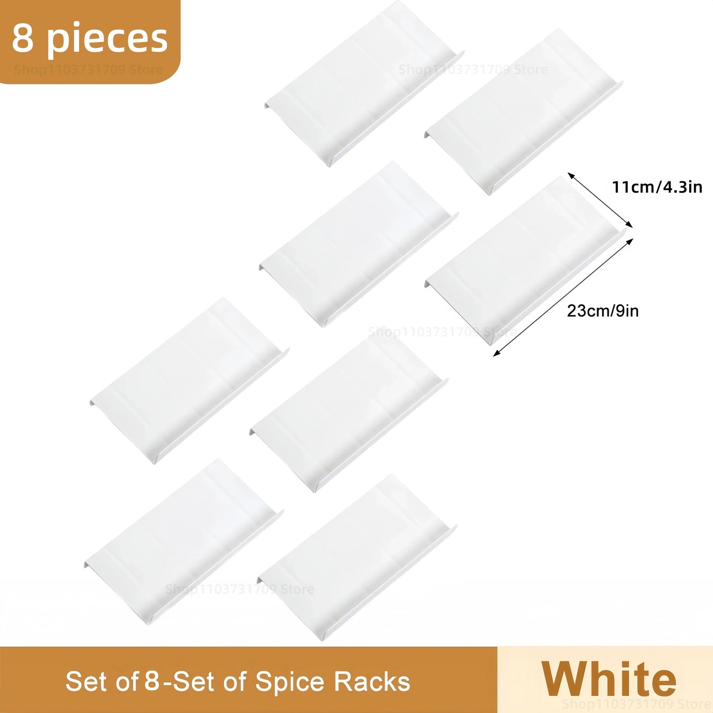 4-Layer Adjustable Spice Drawer Organizer Rack Set