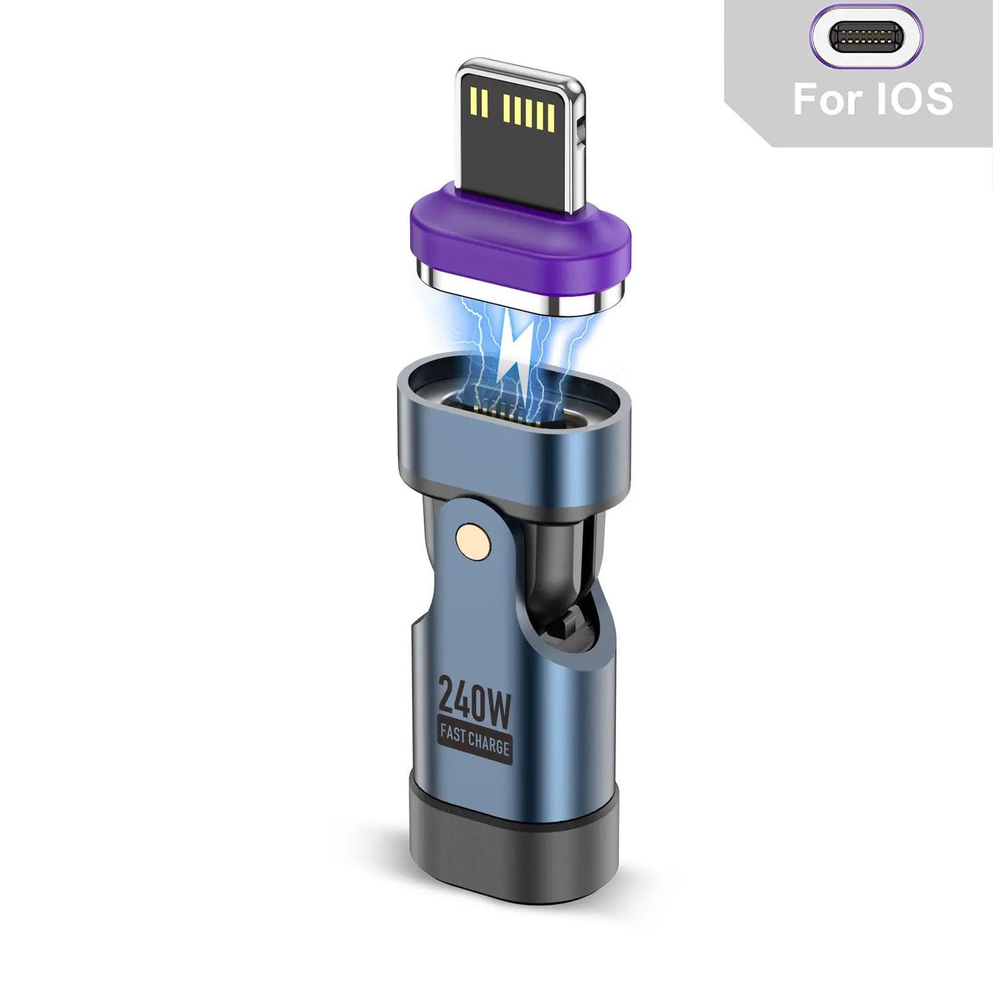 240W Magnetic USB-C Fast Charging Adapter Type-C Converter