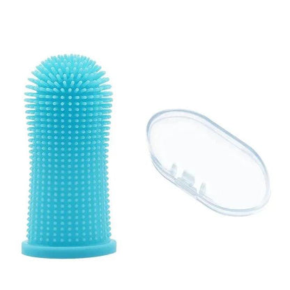 Silicone Finger Toothbrush for Dogs and Cats – 360° Teeth Cleaning