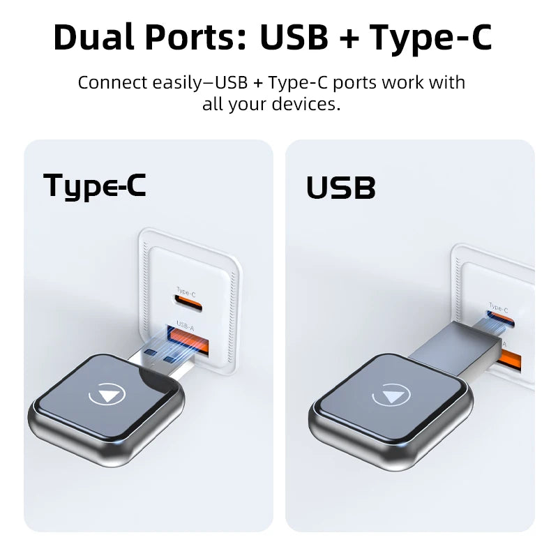 Vyvylabs Upgraded Wireless Carplay Adapter Convert Wired to Wireless Carplay Adapter Fast Auto Connection for iPhone Android Device