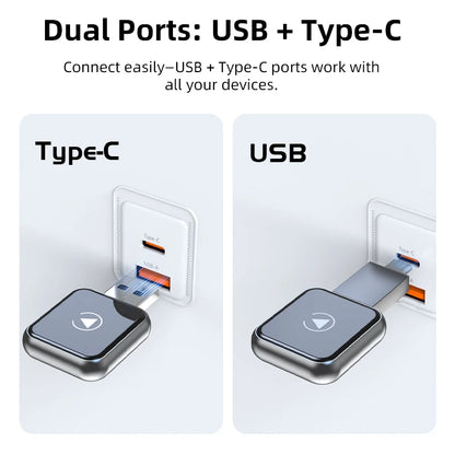 Vyvylabs Upgraded Wireless Carplay Adapter Convert Wired to Wireless Carplay Adapter Fast Auto Connection for iPhone Android Device