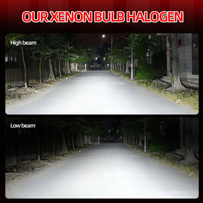 Roadsun 2pcs H13 9005/HB3 9006/HB4 H1 H4 H7 H11 High Low Beam LED Car Headlights, 30000LM 300W 6500K White Two-side CSP Chip