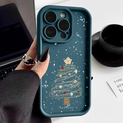 Christmas Tree Soft TPU Case for iPhone Shockproof Cover