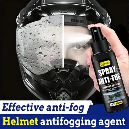 Motorcycle Helmet Anti-Fog Spray, Effectively Prevents Fogging, Enhances Visibility with Durable Nano Coating, Suitable for All