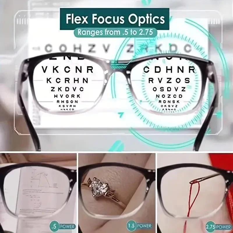 Multifocal Auto Adjusting Bifocal Reading Glasses