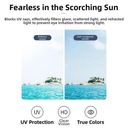 ND9 Anti-UV Sunglasses Round 9 Level Dimming Adjustable Dimming Sunglasses Retro with Glasse Case Outdoor Eyewear Fishing