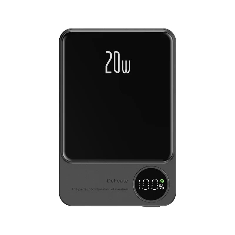 10000mAh Alloy Magnetic Powerbank Magnetic Power Bank Wireless Fast Charger For iPhone 15 14 13 12 11 Backup battery For Magsafe