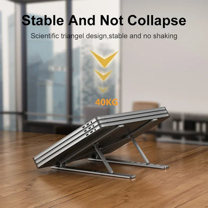 Adjustable Aluminum Laptop Stand Foldable Non-Slip Holder
