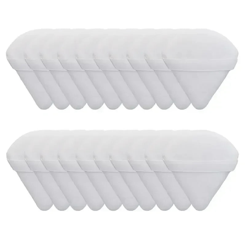 Triangle Velvet Powder Puff – Soft Makeup Sponge