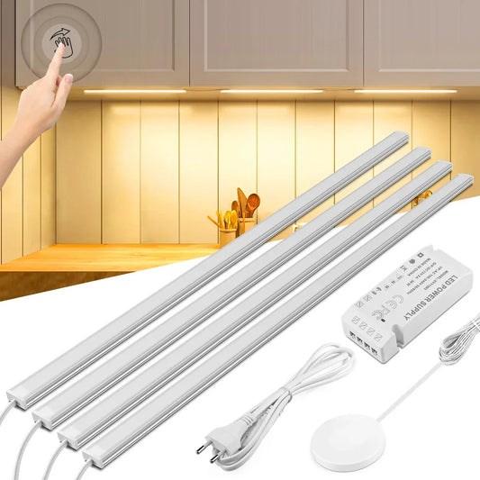 Motion Touch Sensor LED Cabinet Light Bar (Wireless Under Cabinet Lamp)