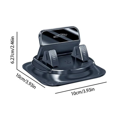 Car Phone Mount Anti Slip Silicone Dashboard Phone Holder 360-Degree Free Rotation Universal Head-Up Navigation Holder