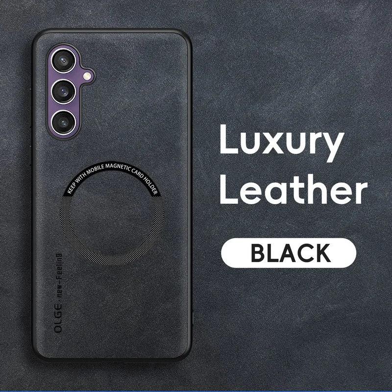 Magnetic MagSafe Leather Case for Samsung Galaxy Ultra Series