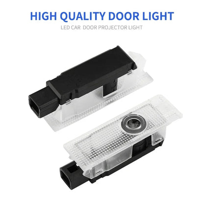 2Pcs Fashion LED Car Door Welcome Light Logo Projector for Alfa Romeo Spider Giulia Giulietta 147 156 159 Mito Stelvio GT Spider