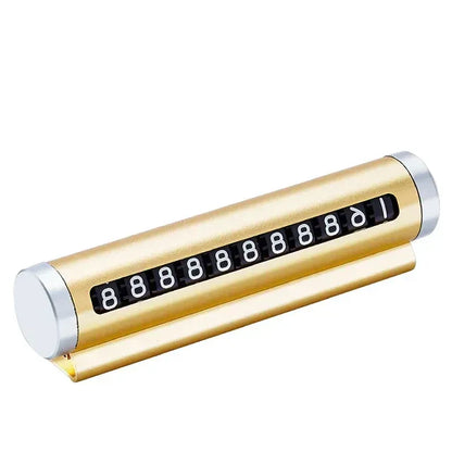 Adjustable Car Temporary Parking Number Plate – Aluminum Alloy - Urbizia