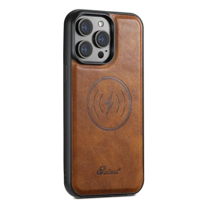EUCAGR Magsafe Magnetic 2 In 1 Detachable Wallet Leather Case For iPhone 12 13 14 15 16 17 Pro Max Plus 16E 17 Air Holder Cover