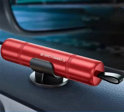2025 New 2-in-1 Mini Car Safety Hammer Car Glass Window Breaker Escape And Rescue Tool With Seat Belt Cutting Tool Car Parts - Urbizia