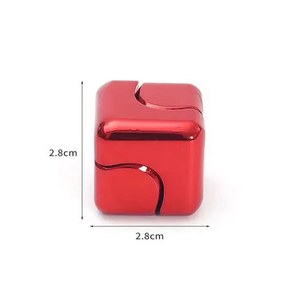 Metal Cube Spinner Fidget Toy for Stress & Focus Relief