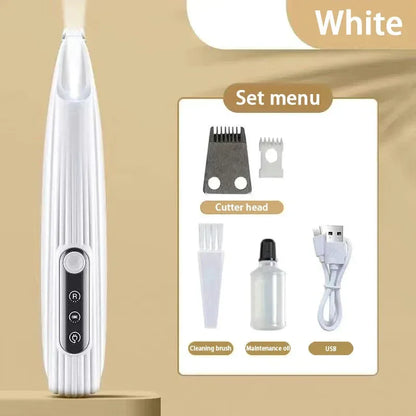 Portable Dog Paw Trimmer with Led Light Rechargeable Cordless Nail Grinder Shaver for Cats And Other Pets Nail Grooming Tools - Urbizia