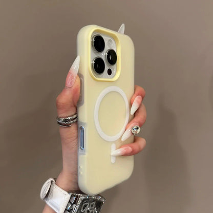 iPhone MagSafe Case – 2-in-1 Candy Color Matte Cover