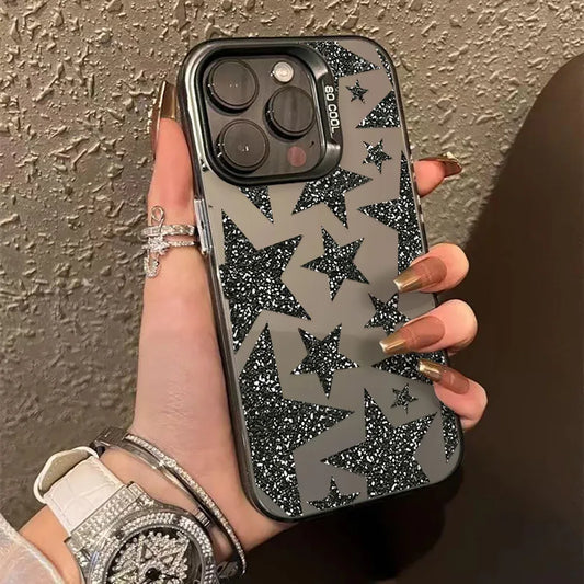 Luxury INS Star Hard Matte Case for iPhone