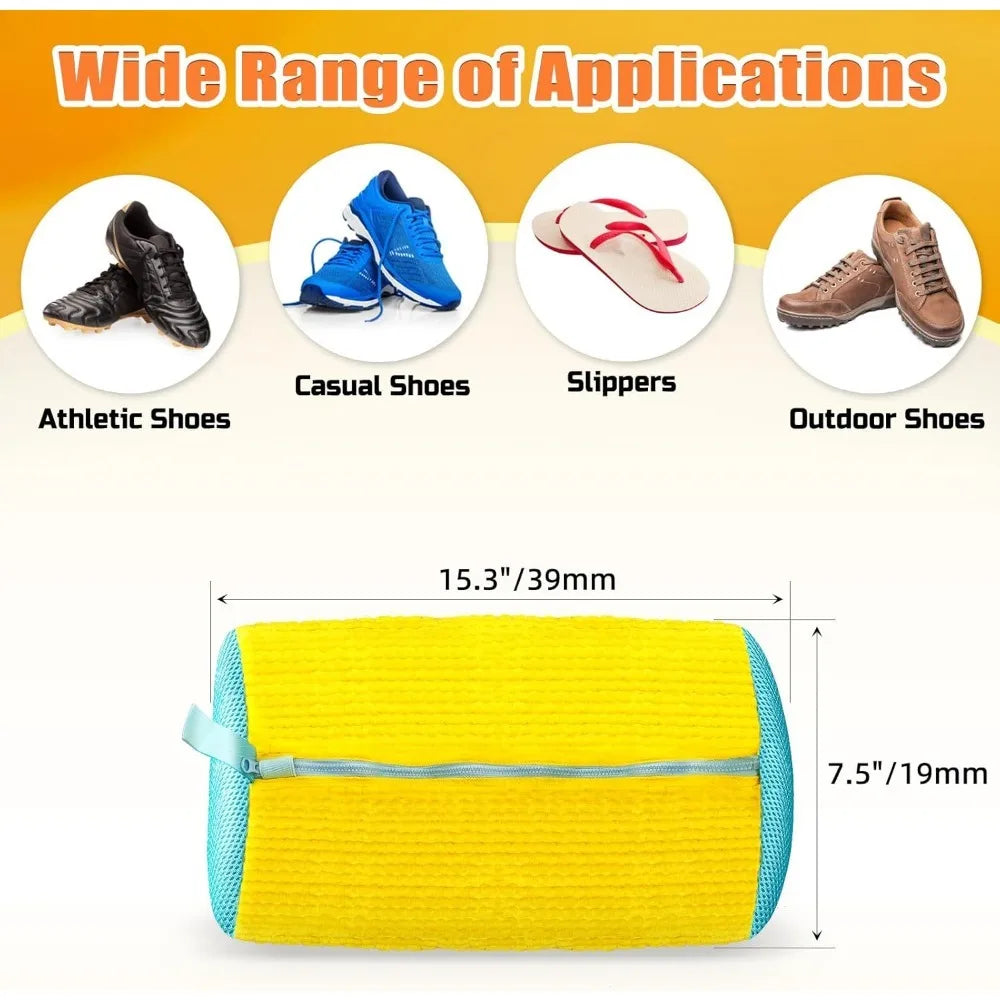 Shoe Washing Machine Bag – Laundry Mesh Bag for Washer & Dryer – Yellow